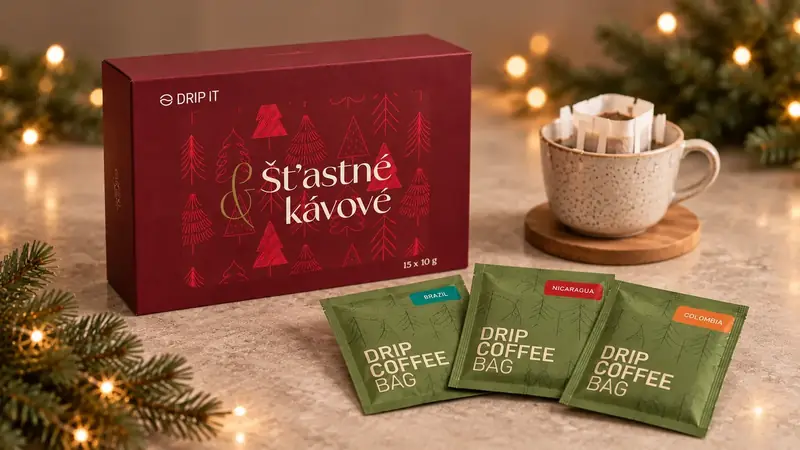 Drip It — Christmas coffee packaging